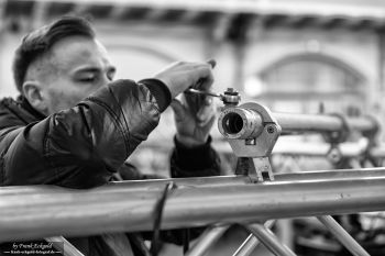 Aufbau der Party-Location für „Ante Perry & Friends“ by Frank Eckgold Aufbau der Party-Location für „Ante Perry & Friends“ by Frank Eckgold