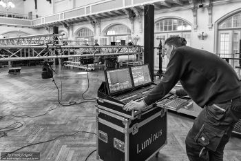 Aufbau der Party-Location für „Ante Perry & Friends“ by Frank Eckgold Aufbau der Party-Location für „Ante Perry & Friends“ by Frank Eckgold