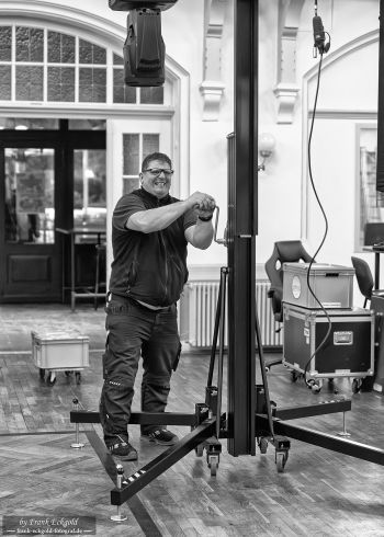 Aufbau der Party-Location für „Ante Perry & Friends“ by Frank Eckgold Aufbau der Party-Location für „Ante Perry & Friends“ by Frank Eckgold