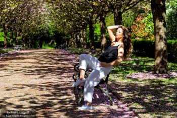 "Between Blossoms" | Nadine P. by Frank Eckgold "Between Blossoms" | Nadine P. by Frank Eckgold