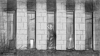 "Behind the Glass" | Jessica F. by Frank Eckgold