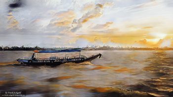 "Golden Hour on the Mekong Delta" by Frank Eckgold "Golden Hour on the Mekong Delta" by Frank Eckgold